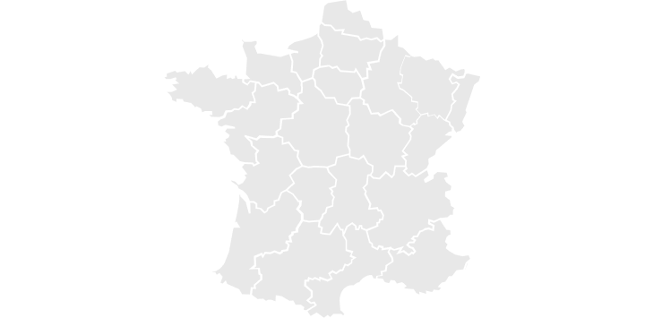 Carte de France - la filière céréalière en France